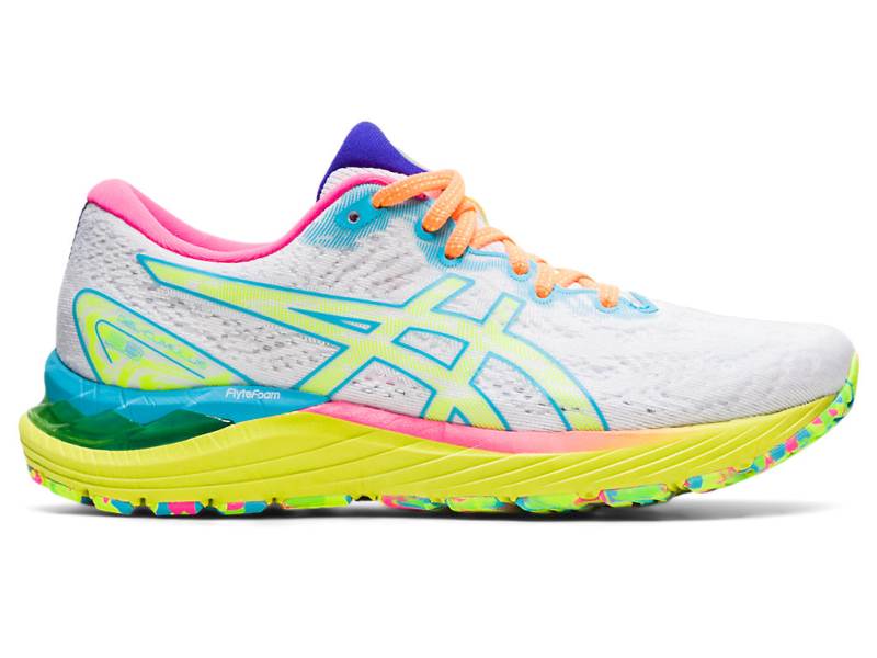 Sapatilhas Running Asics GEL-CUMULUS 23 Mulher Branco, 8652A501.960